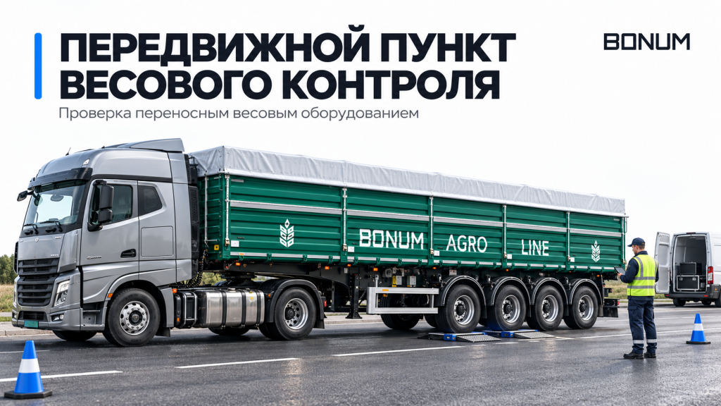 Передвижной пункт весового контроля: проверка переносным весовым оборудованием